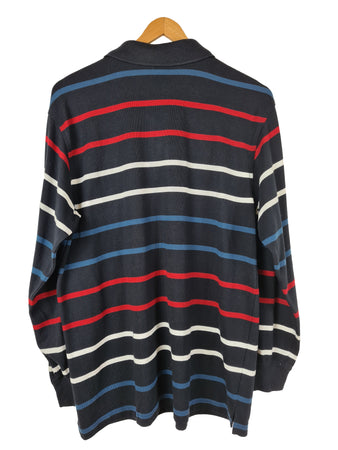 Vintage Paul Shark Sweater mit Polokragen Bunt M