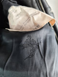 Moderne Burberry Lederjacke Lammnappa Schwarz XL-XXL