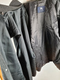 Moderne Burberry Lederjacke Lammnappa Schwarz XL-XXL