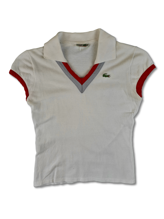 Vintage Lacoste Poloshirt 80s Made In France (44) M-L