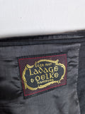 Vintage Ladage & Oelke Frack 80s Tasmanian Wool Schwarz (54) XL-XXL