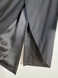 Vintage Ladage & Oelke Frack 80s Tasmanian Wool Schwarz (54) XL-XXL