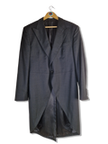 Vintage Ladage & Oelke Frack 80s Tasmanian Wool Schwarz (54) XL-XXL