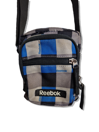 Moderne Reebok Umhängetasche Crossbody Shoulderbag Blau Grau