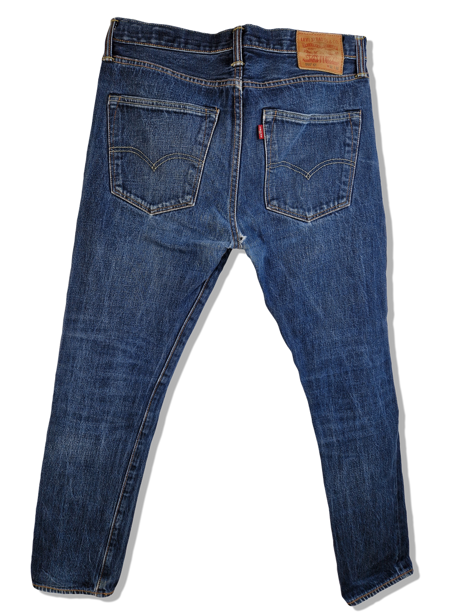 Levi's 501 ct top white oak cone denim