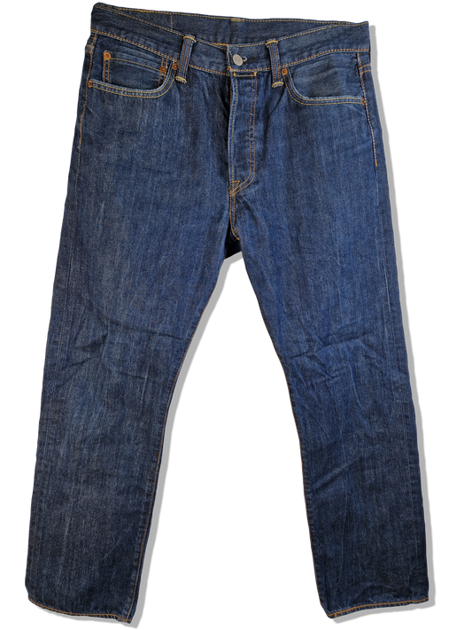 Moderne Levis Jeans 501 Basic Dunkelblau W32 L30