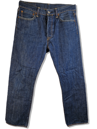 Moderne Levis Jeans 501 Basic Dunkelblau W32 L30
