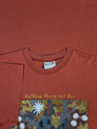 Vintage Bulurru Shirt Art By Gabriella Possum "from the bush" Made In Australia XL