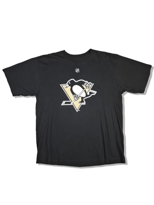 Modernes Reebok Shirt NHL Pittsburgh Penguins #18 Merch Schwarz L