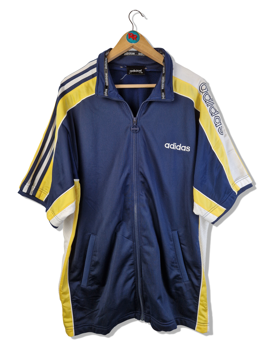 Adidas trainingsanzug sales blau gelb
