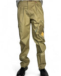 Vintage Cargopants 80s Covertible Abnehmbare Durchsichtige Tasche Braun M-L