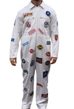 80s Motorsport-Workwear Overall Patches Weiß XL-XXL