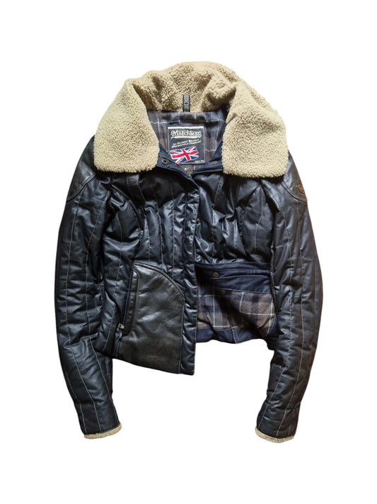 2010s Matchless Womens Sheffield Blouson Kate Moss Grau