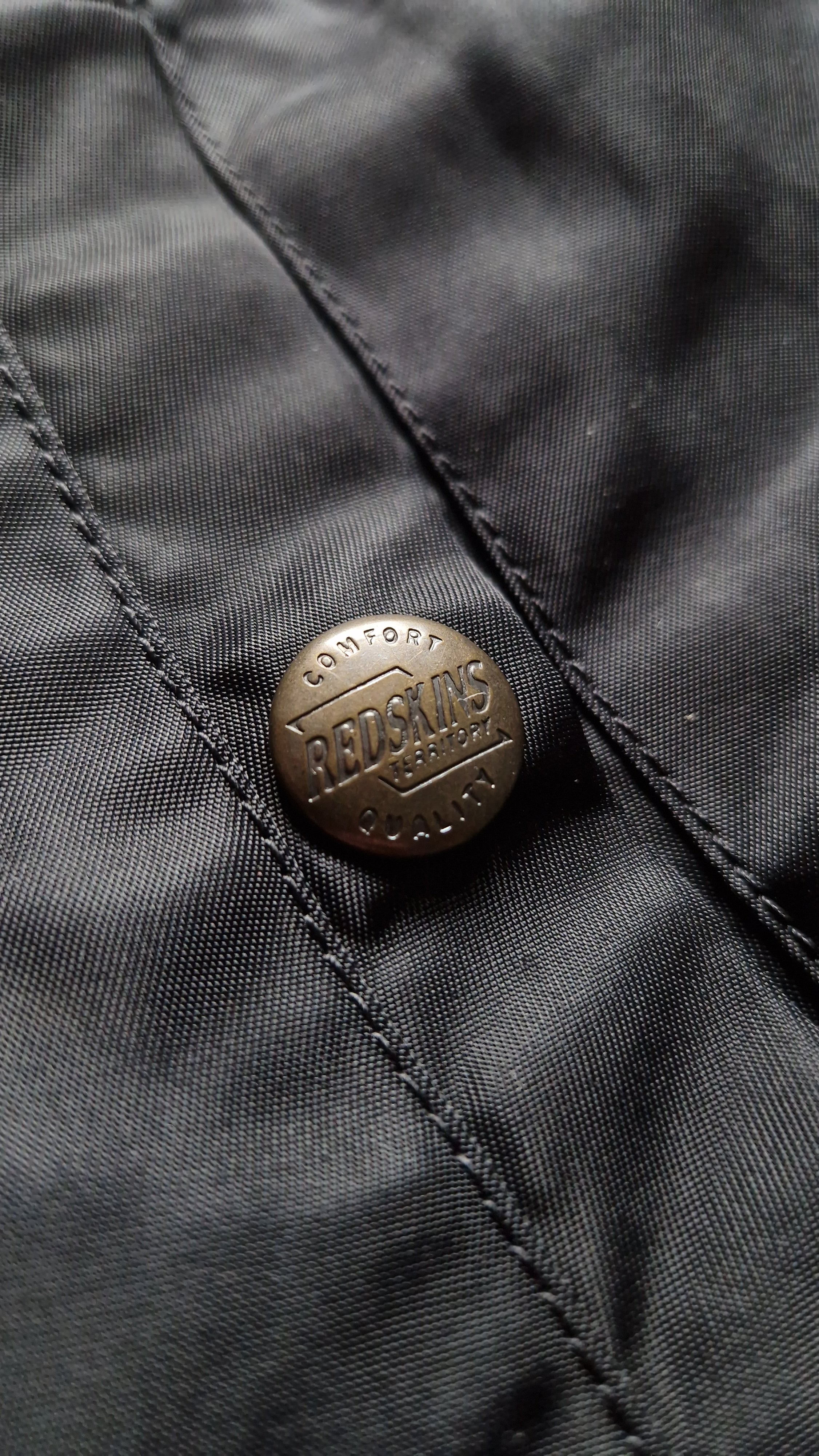 80s Redskins Bomber-/Fliegerjacke Inkl. Weste Schwarz