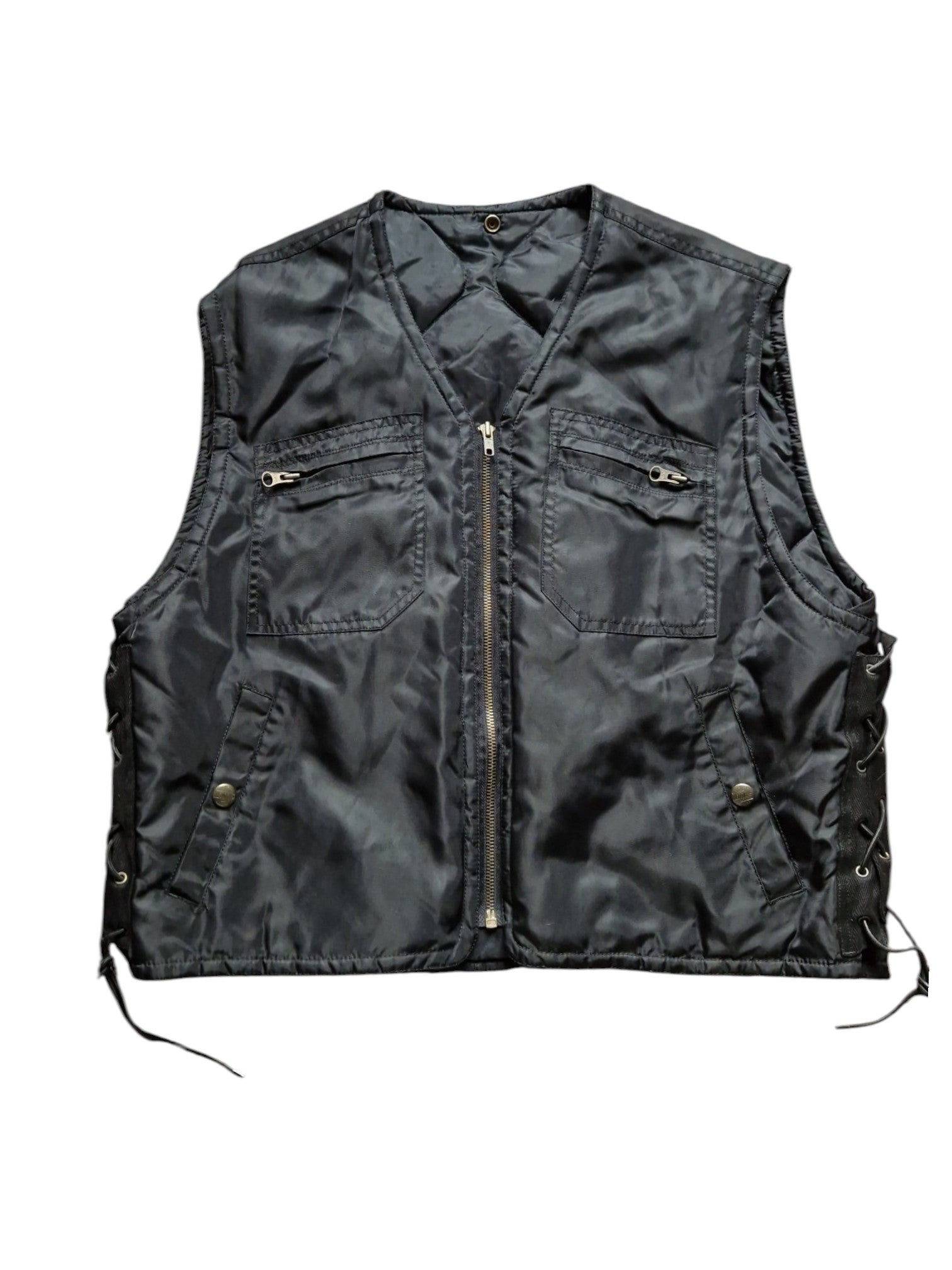 80s Redskins Bomber-/Fliegerjacke Inkl. Weste Schwarz