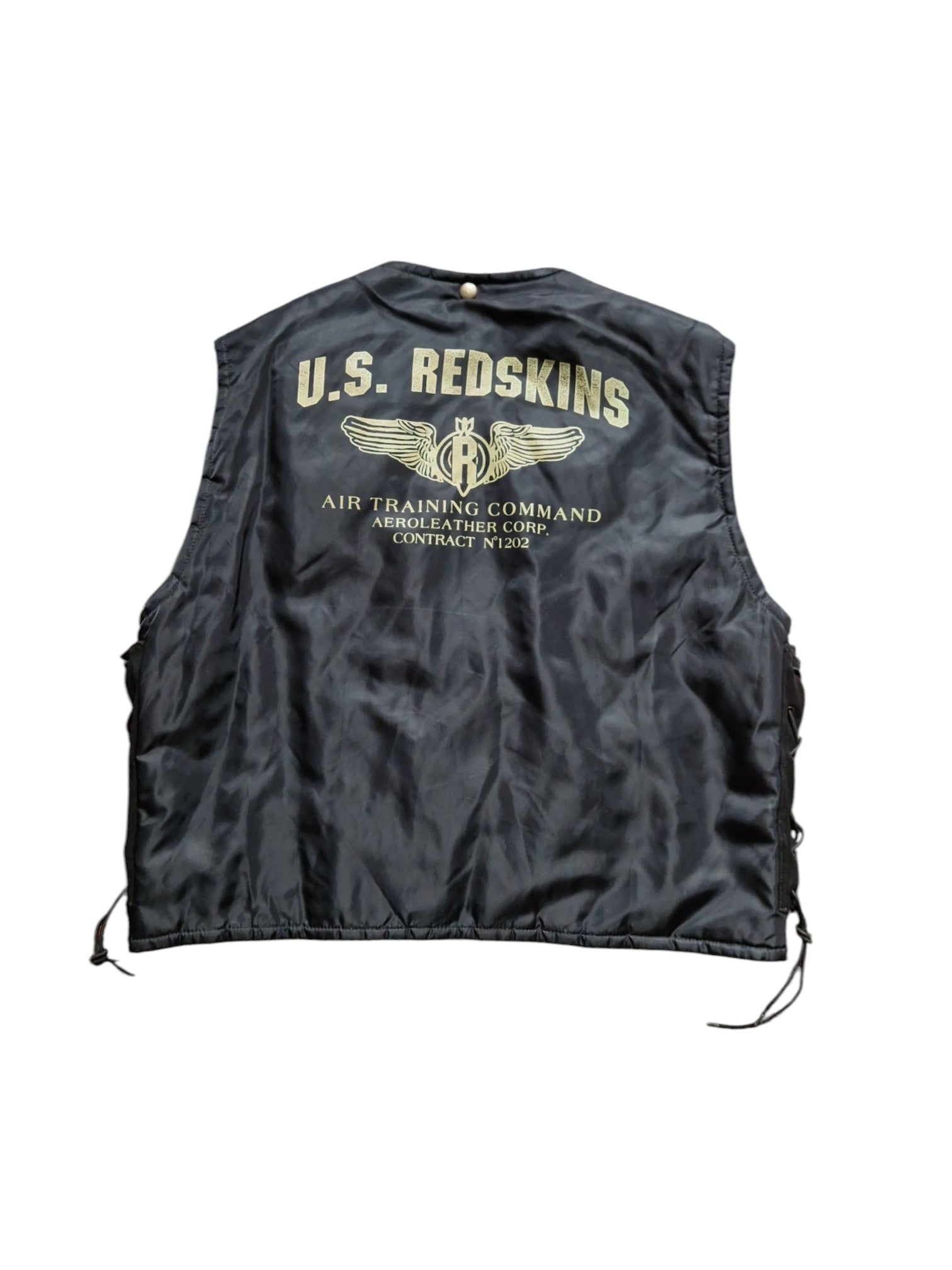80s Redskins Bomber-/Fliegerjacke Inkl. Weste Schwarz