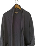 Loro Piana Mantel/Long Cardigan Baby Cashmere Made In Italy Dunkelblau S