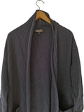 Loro Piana Mantel/Long Cardigan Baby Cashmere Made In Italy Dunkelblau S