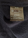 Loro Piana Mantel/Long Cardigan Baby Cashmere Made In Italy Dunkelblau S