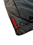 00s Prada Damen Shearlingjacke Mit Nylon Weste Linea Rossa Art. 148154 Braun TG 44 M