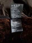 00s Prada Damen Shearlingjacke Mit Nylon Weste Linea Rossa Art. 148154 Braun TG 44 M