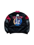 Rare! 90s Nike Jordan Collegejacke Schwarz Rot M