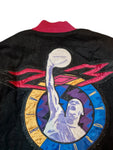 Rare! 90s Nike Jordan Collegejacke Schwarz Rot M