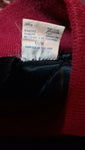 Rare! 90s Nike Jordan Collegejacke Schwarz Rot M