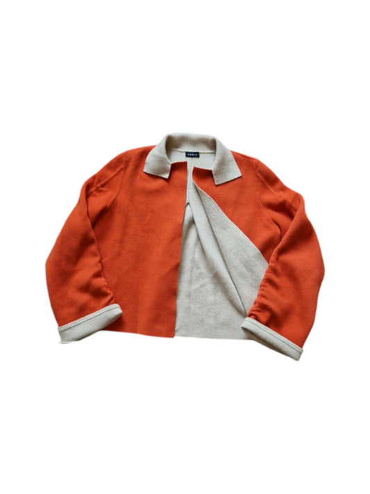 Akris Strickjacke Kaschmir Orange/Rot 38