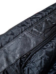 90s Biker Lederjacke Choppers Skull Schwarz XS-S