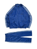 80s Adidas By Ventex Nylon Anzug Shell Suit Regenjacke Set Dunkelblau L
