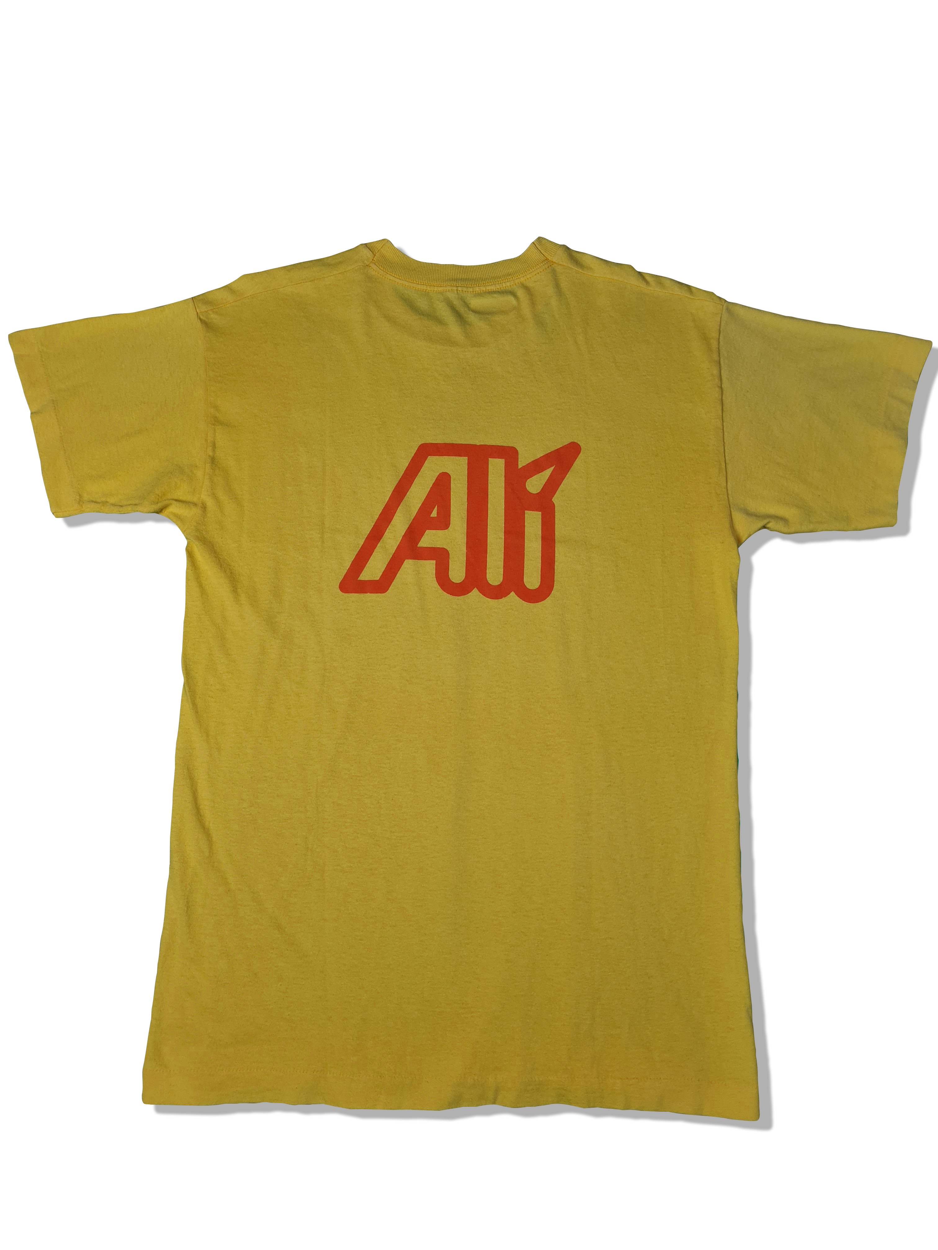 Vintage Ali Shirt 80s Single Stitched Gelb S-M - RareRags