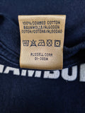 Vintage Jerzees Shirt Blue Devils Hamburg Football Merch Dunkelblau L