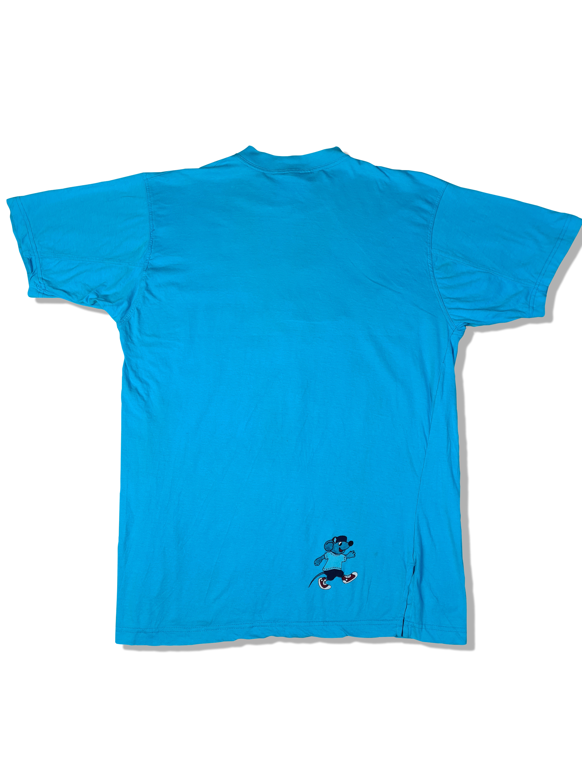 Vintage Cassello Shirt "Dancing In The Summer" Mäuse Blau L - RareRags