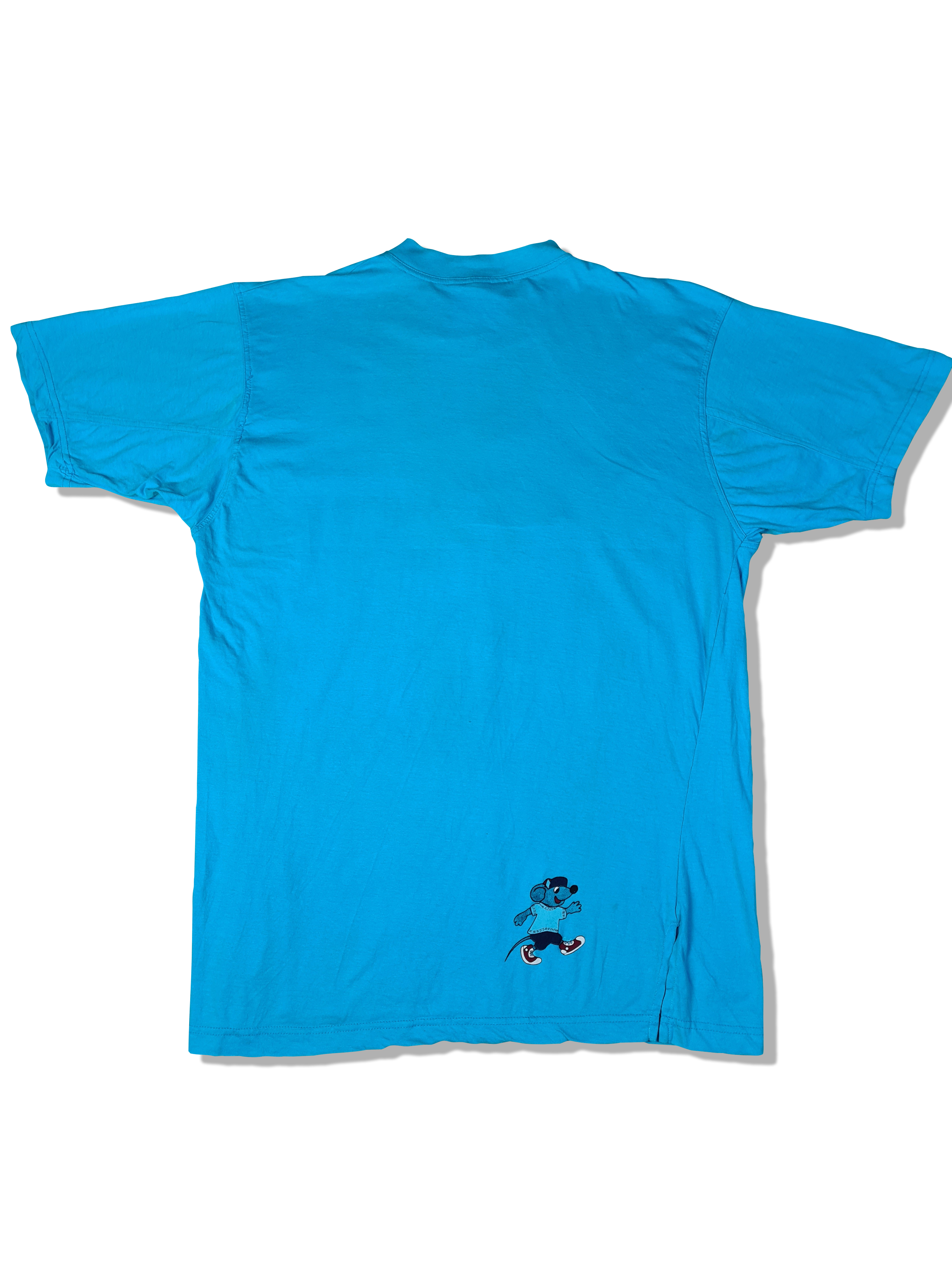 Vintage Cassello Shirt "Dancing In The Summer" Mäuse Blau L - RareRags