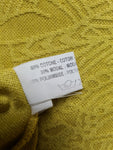 Vintage Clinique Shirt 80s "Chhapai" Ringer Optik Gelb Schwarz M