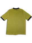 Vintage Clinique Shirt 80s "Chhapai" Ringer Optik Gelb Schwarz M