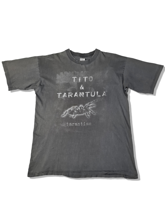 Rare! Vintage Tito & Tarantula Shirt Tarantism 1997 Faded Schwarz XL