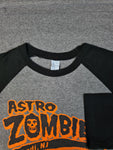 Misfits Longsleeve Astro Zombie Baseball Heathergrau Schwarz M
