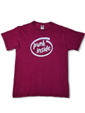 Vintage Fruit Of The Loom Shirt Y2K Punkt Inside Band Frühe 00er Rot M