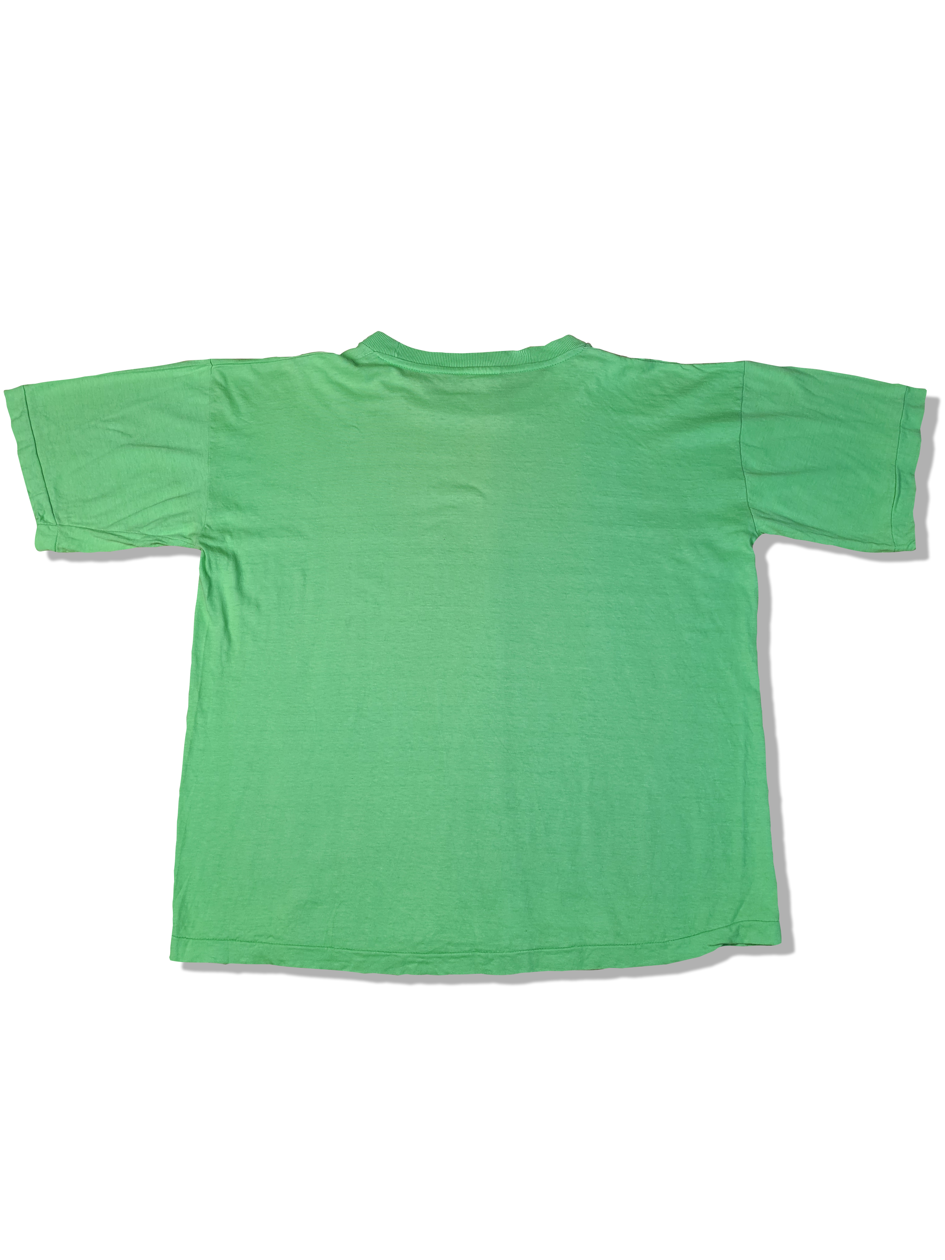 Vintage Blank Shirt Basic Single Stitched Grün M - RareRags
