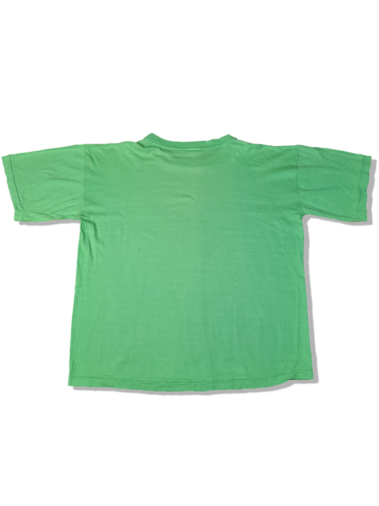 Vintage Blank Shirt Basic Single Stitched Grün M