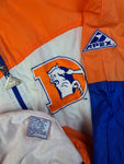 Vintage Pro Line x Apex One Jacke Broncos NFL Made In Macau Blau Orange L