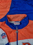 Vintage Pro Line x Apex One Jacke Broncos NFL Made In Macau Blau Orange L