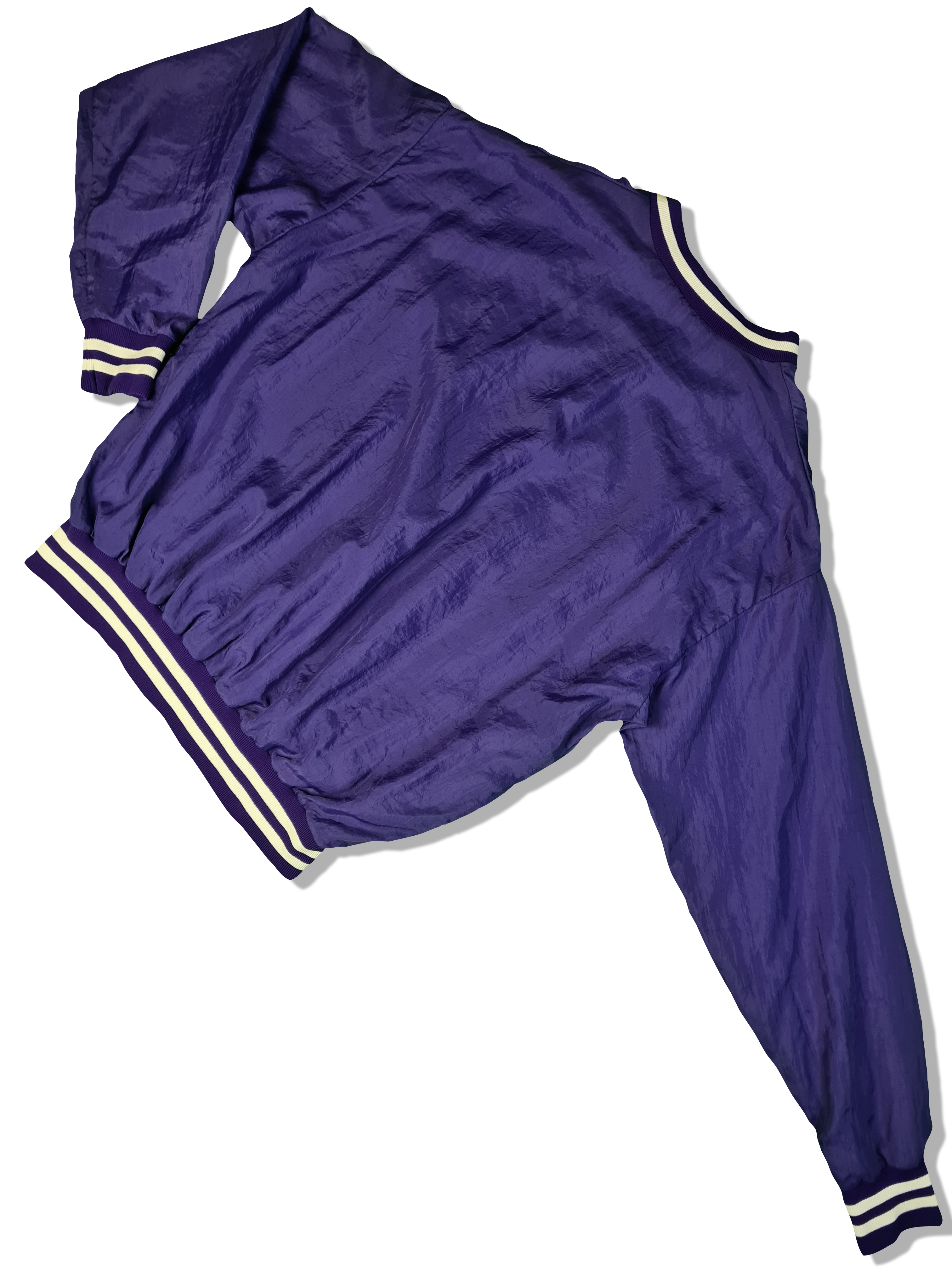 Vintage Rennoc Jacke x Sweater x Windbreaker Rider Athletics Made In USA Dunkelblau (46) XL