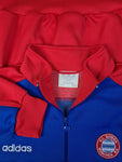 Vintage Adidas Sportjacke FC Bayern München 1993-95 Fußball Merch Rot Blau L