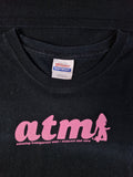 Hanes Shirt "ATM, Amazing Transparent Man: Midwest Slut Core" Bedruckt Schwarz M