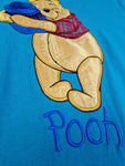 Disney Shirt Pooh Bestickt Blau S