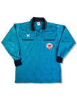 Vintage Erima Trikot Langarm 80s Berliner Fussball-Verband E.V. Schiedsrichter Grün M