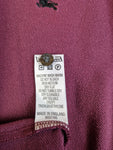 Burberry Poloshirt Basic Made In England Nova Check Knopfleiste Lila XL